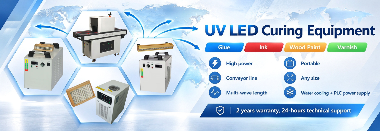 System utwardzania LED UV