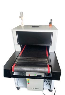 CG-GHL-W400-360x27-A/C Water Cooled LED UV Curing Conveyor 1500W 18W/cm2 Four Wavelength Options for Lab Ink Glue Drying